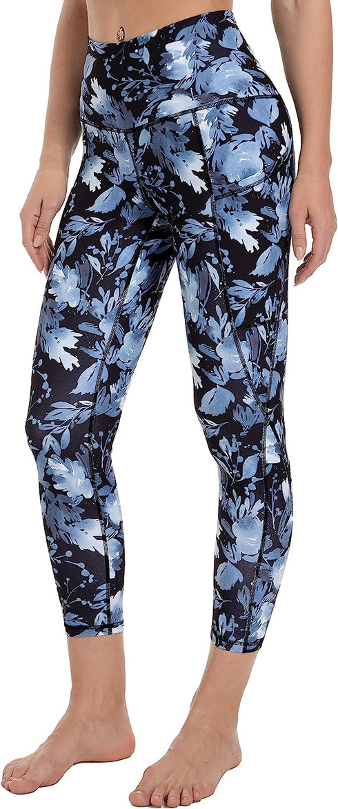Women High Waisted Stretchy Leggings with Pockets Buttery Soft Workout Yoga Pants